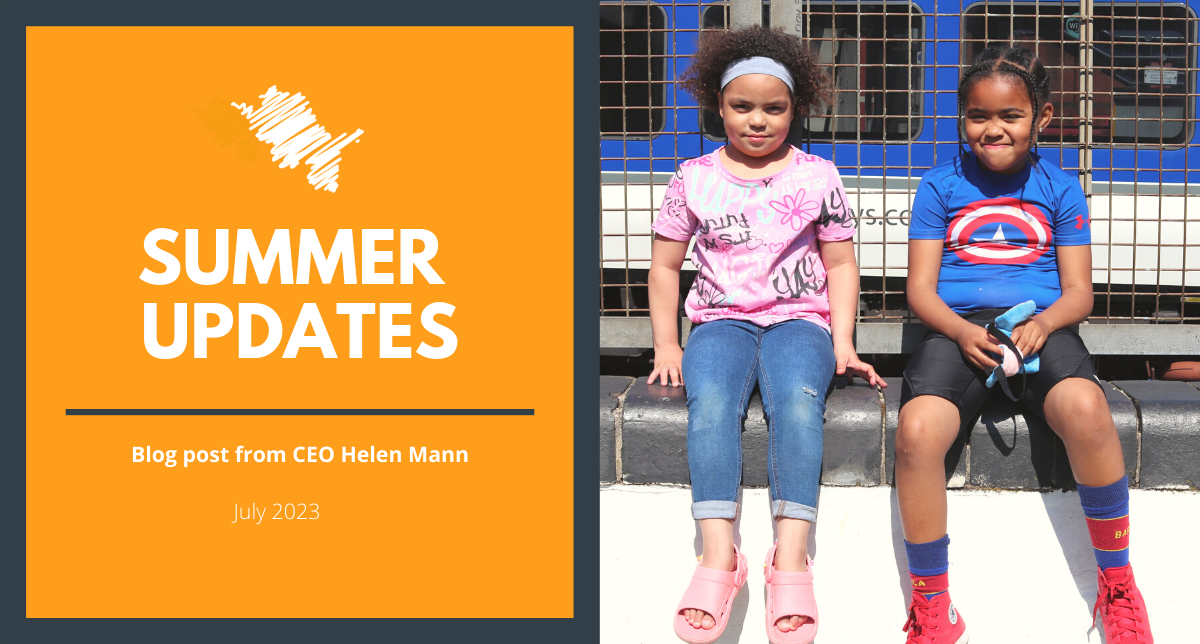 Summer Updates: Blog post from Helen Mann